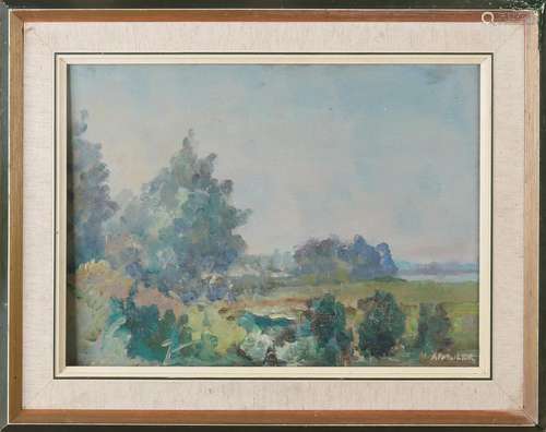 A. Potgieter, Impressionist landscape