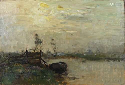 Unsigned, Landscape in The Hague School style