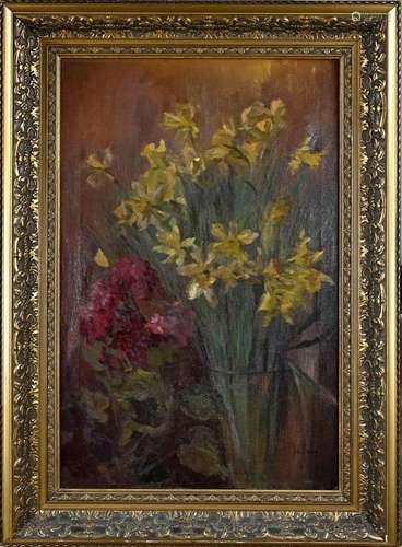 John Larij, Vase with daffodils