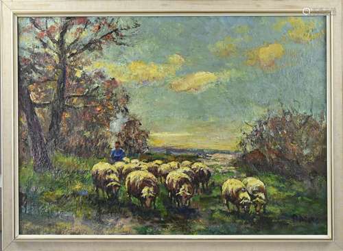 Jacobus Doeser, Shepherd with sheep