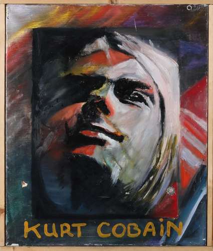 Unsigned, Modern portrait Kurt Cobain