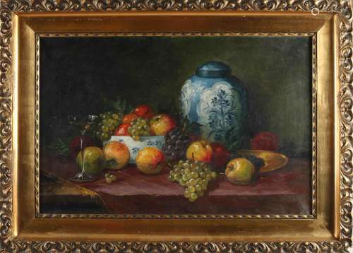 Willgredt, Still life with Chinese porcelain