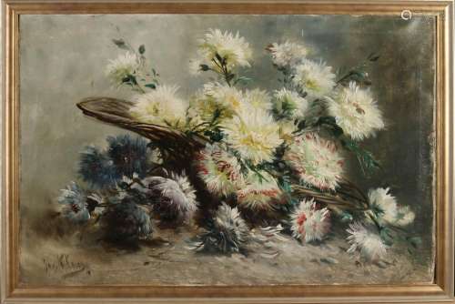 Joseph Klaas (= Henry Schouten), Flower still life