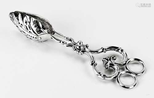 silver salad tongs