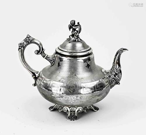 silver coffee pot