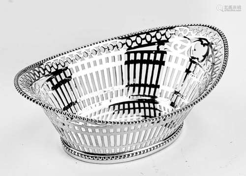 Silver candy basket