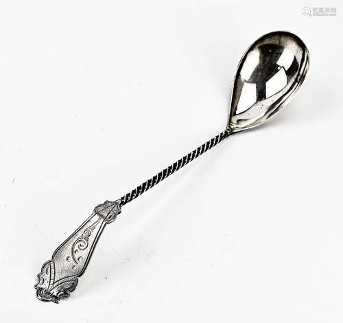 silver egg spoon