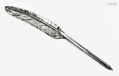 Silver pen with letter opener