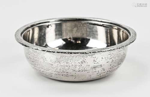 silver porridge bowl