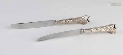 2 Antique knife with silver