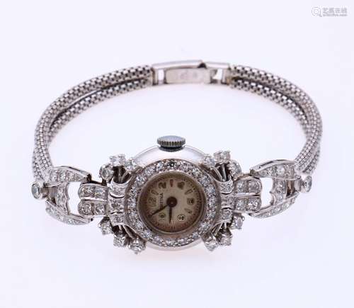 Watch platinum with white gold