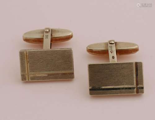 gold cufflinks