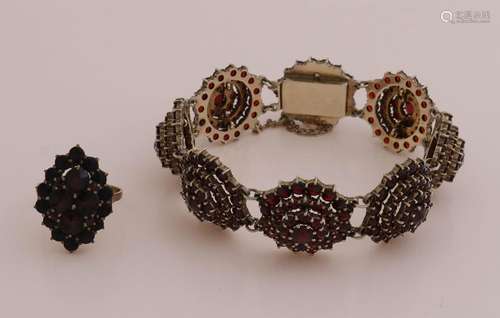 Garnet Bracelet & Ring