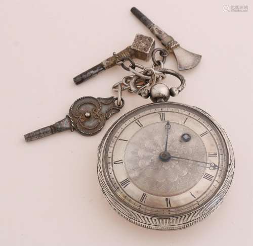 Pocket watch with fusee