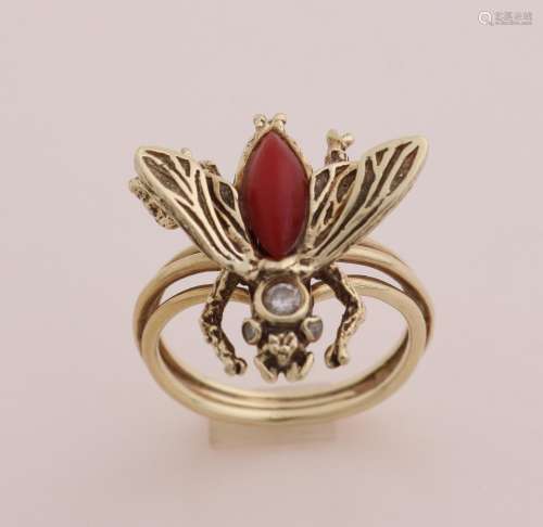 Gold ring/brooch/pendant