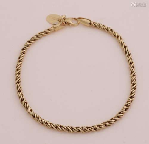 silver gold bracelet