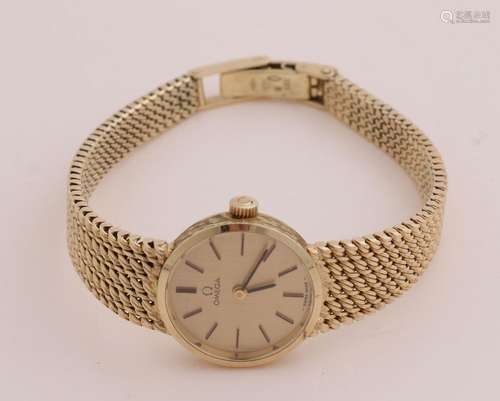 Gold Omega watch