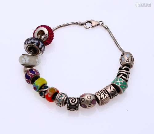 silver charm bracelet