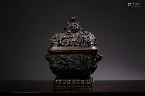 Chinese Bronze Incense Burner ,Mark