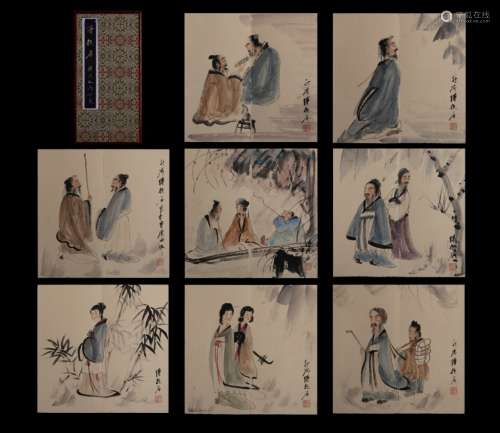 Chinese Ink Color Painting Album