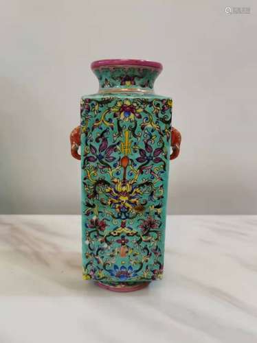 Chinese Famille Rose Porcelain Vase