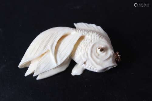 Bone Carved Fish