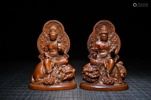 Chinese Huangyang Wood Carved Buddha