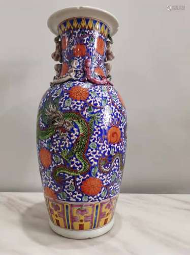 Chinese Famille Rose Porcelain Vase