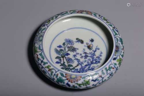 Chinese Doucai Porcelain Washer ,Mark