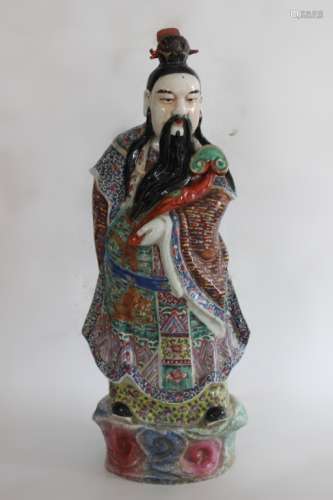 Chinese Famille Rose Porcelain Figural