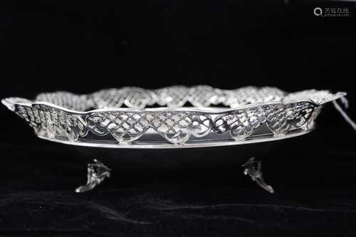 Italian Sterling Silver Fruit Tray