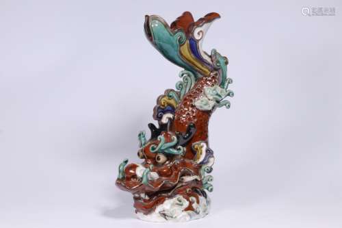 Chinese Glazed Porcelain Dragon