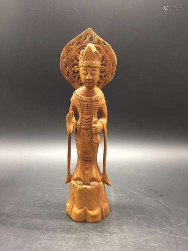 Chinese Wood Buddha