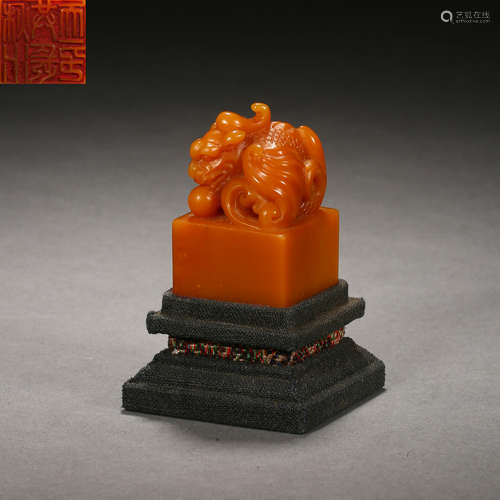 Qing Dynasty of China,Field-Yellow Stone Seal