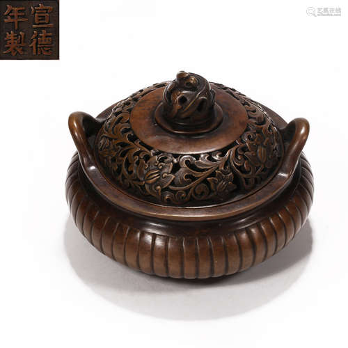 Ming Dynasty of China,Copper Incense Burner