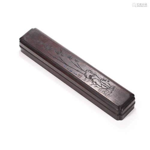 Qing Dynasty of China,Red Sandalwood Incense Box