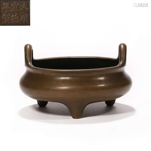 Ming Dynasty of China,Copper Incense Burner