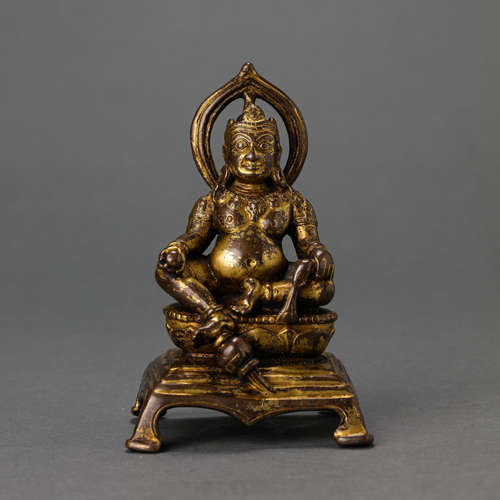 Qing Dynasty of China,Bronze Gilt Buddha Statue