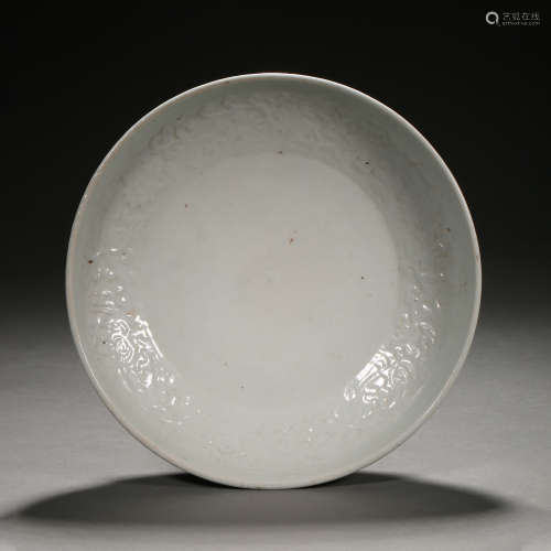 Ming Dynasty of China,Privy House White Glaze Plate