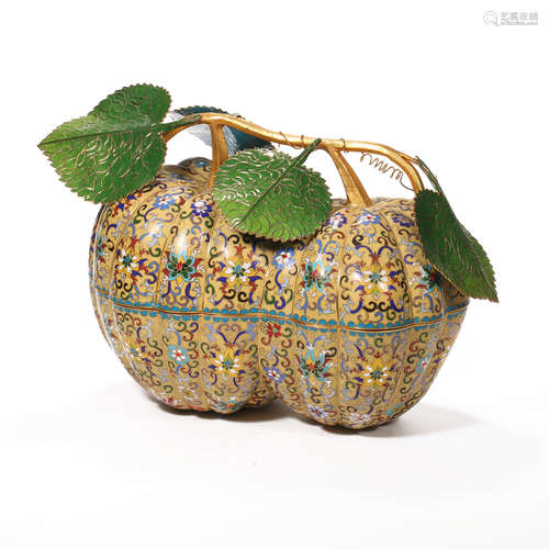 Qing Dynasty of China,Cloisonne Covered Box