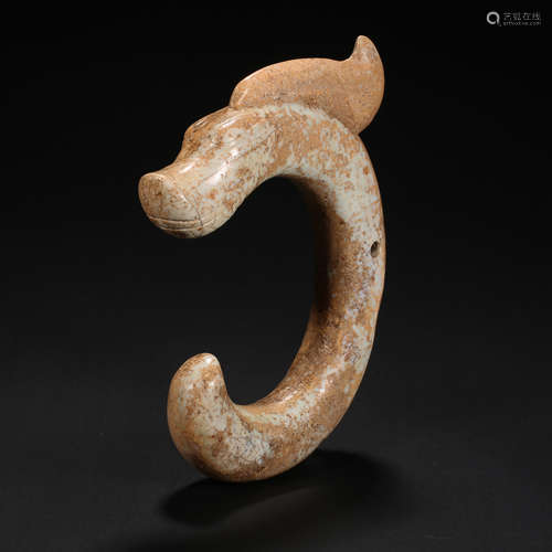 Ancient China,Dragon-Shaped Jade