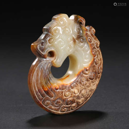 Han Dynasty of China,Dragon-Shaped Pendant