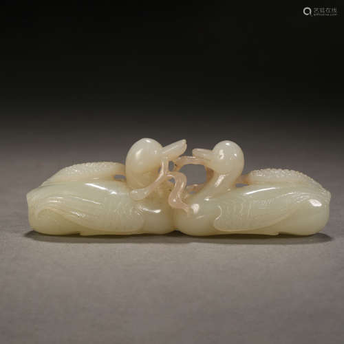 Qing Dynasty of China,Jade Mandarin Duck