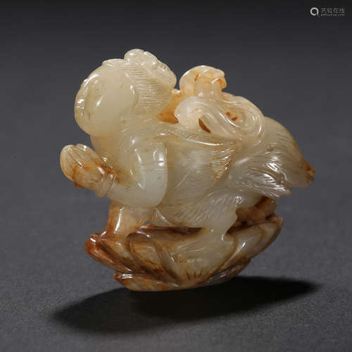 Liao Dynasty of China,Jade Feitian Pendant