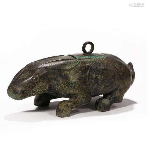 Warring States Period of China,Rabbit-Shaped Copper Ornament