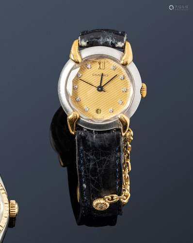 CHAUMETNo. 220827Montre bracelet de dame en acier et or 18k ...