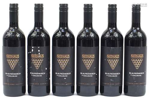 Six bottles of 2017 Nittnaus Blaufrankisch Edelgrund red win...