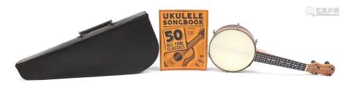 John Grey & Sons Dulcetta ukulele banjo, with case and s...