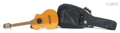 Variax Line 6 semi acoustic guitar with a Rockbag case, the ...