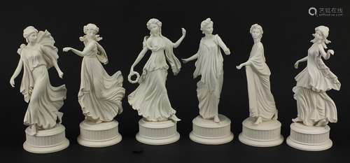 Set of six Wedgwood The Dancing Hours Collection limited edi...